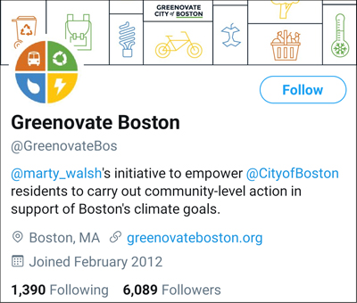 Greenovate Boston twitter