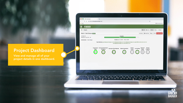 Green Badger project dashboard