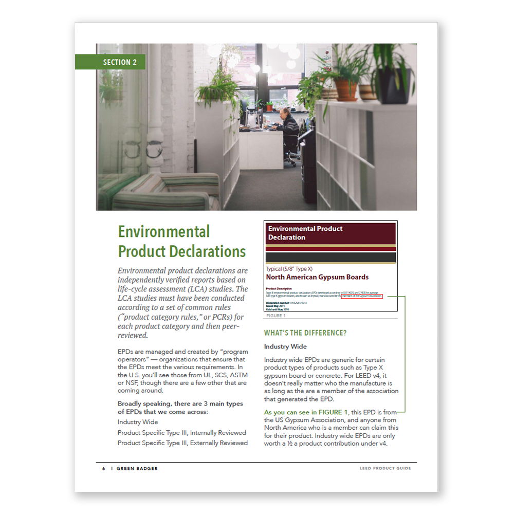 The LEED Product Guide