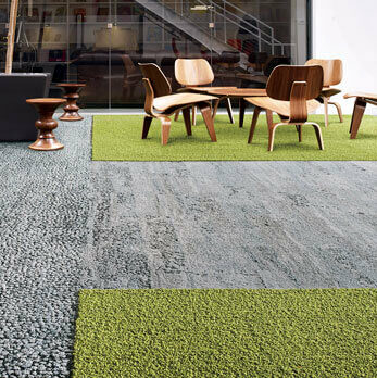 Interface Modular Carpet Tile with Glasbac or GlasbacRE