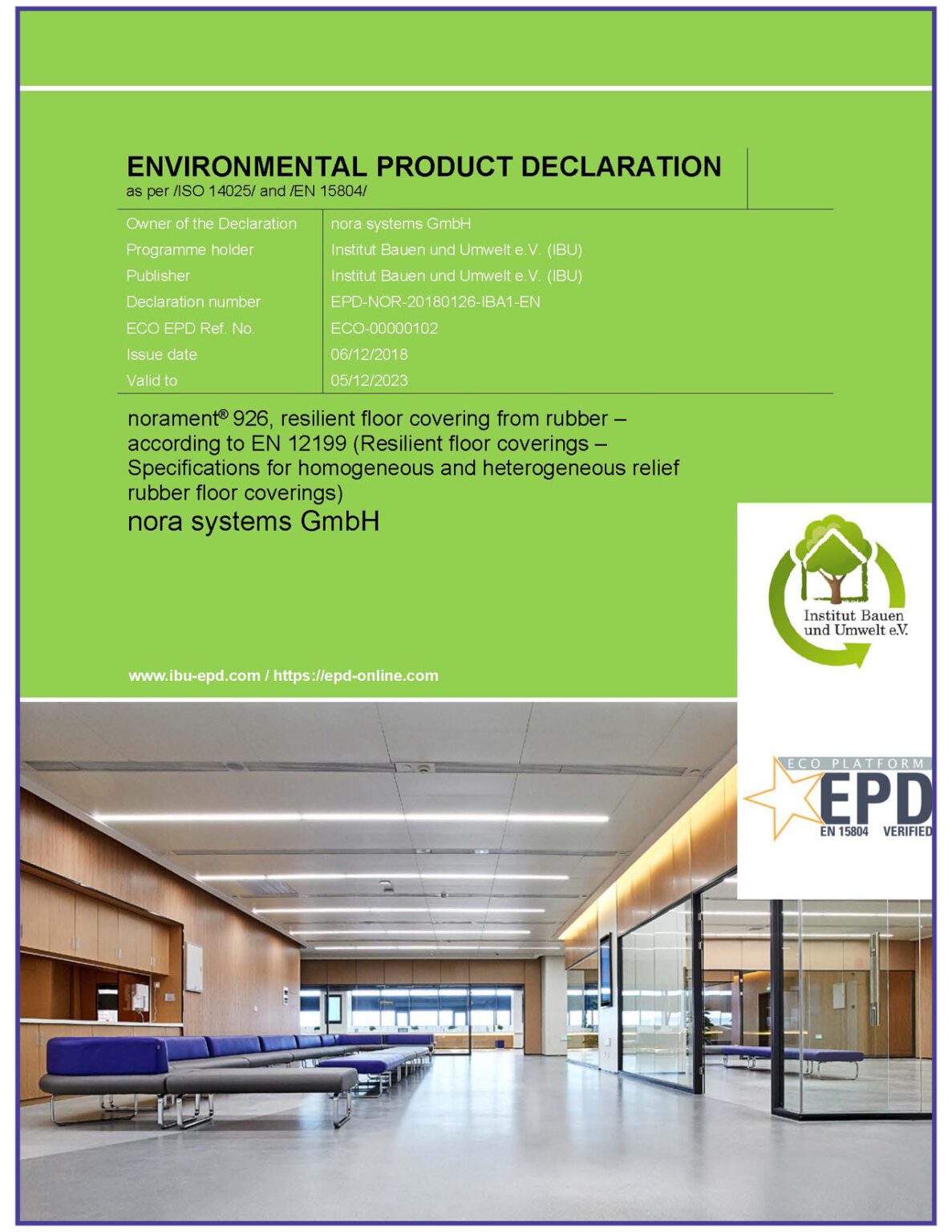 Environmental Product Declaration Examples Green Badger