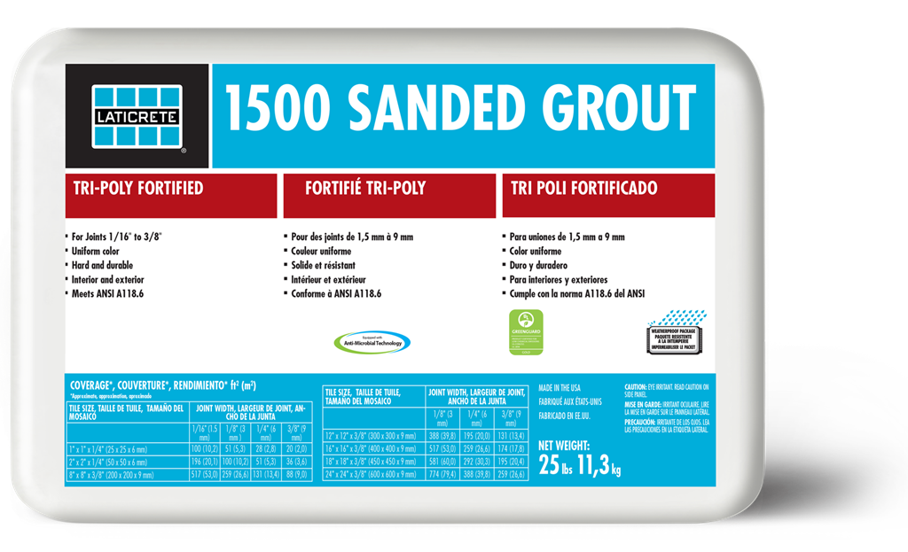 LATICRETE 1500 Sanded Grout