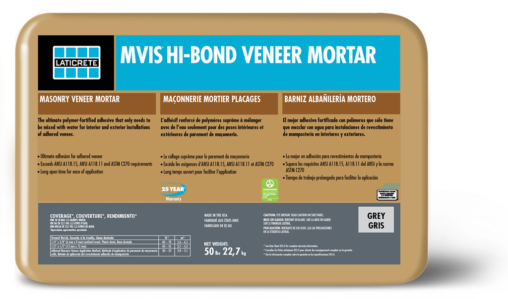 LATICRETE MVIS Hi-Bond Veneer Mortar
