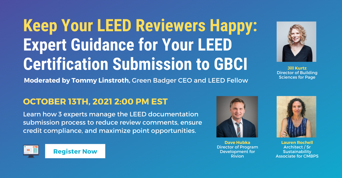 Webinar Feature Image - Keep Your LEED Reviewers Happy 2 Webinar Feature Image - Keep Your LEED Reviewers Happy 2