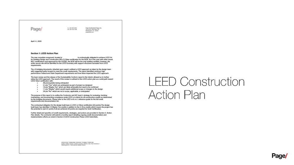 LEED Construction Action Plan