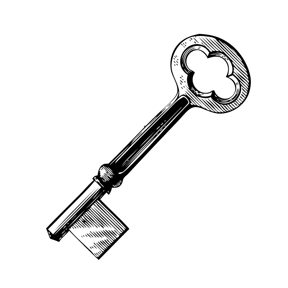 antique key clipart