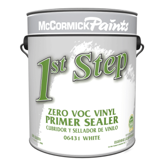 Product: McCormick Paints 1st Step Zero VOC Vinyl Primer Sealer 06431
