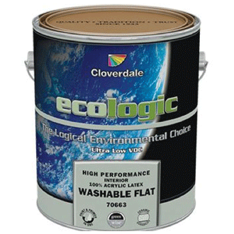 Cloverdale (by Rodda Paint) Ecologic Ultra Low VOC 100% Acrylic Semi-Gloss
