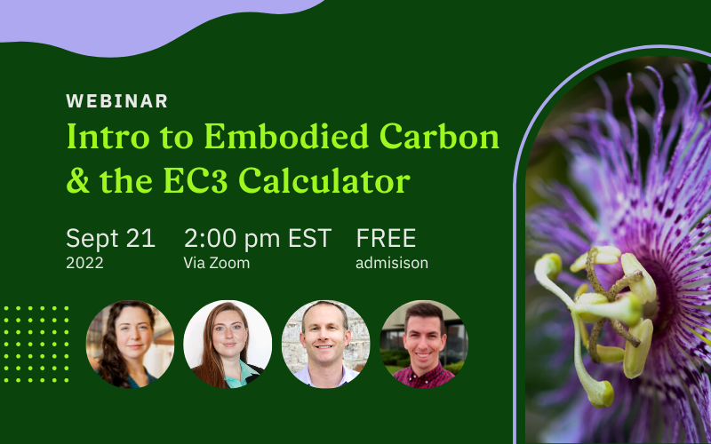 Intro to Embodied Carbon and the EC3 Calculator