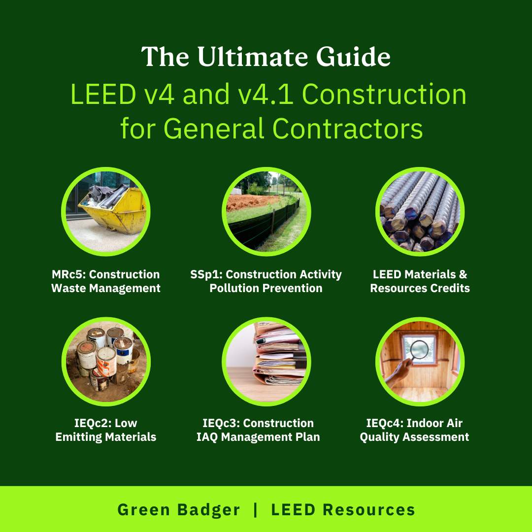 Ultimate Guide to LEED v4 for general contractors green badger