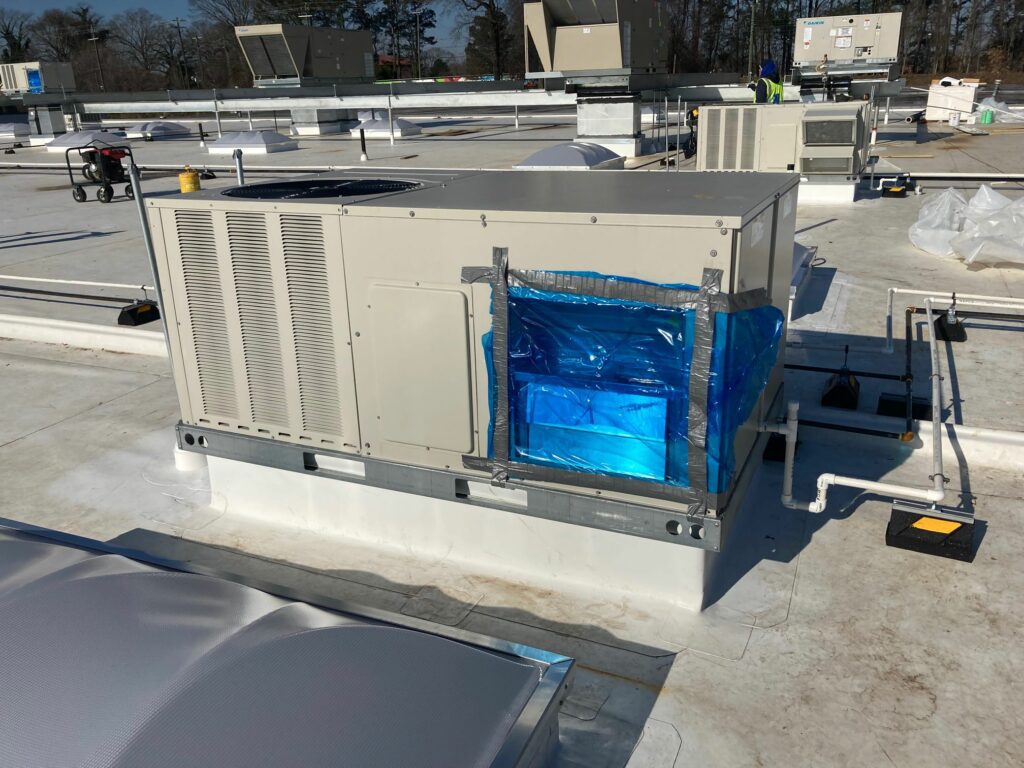 carbice Openings for control panels for the RTU’s are covered and protected from water and pollutants until panels are installed. indoor air quality inspection example