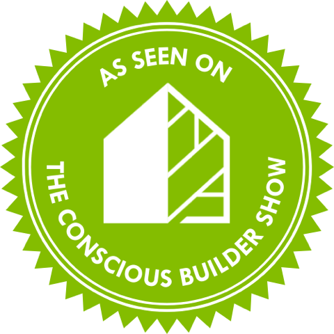 conscious builder podcast green badger badge