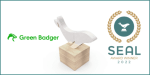 green badger SEAL business sustainability award winner