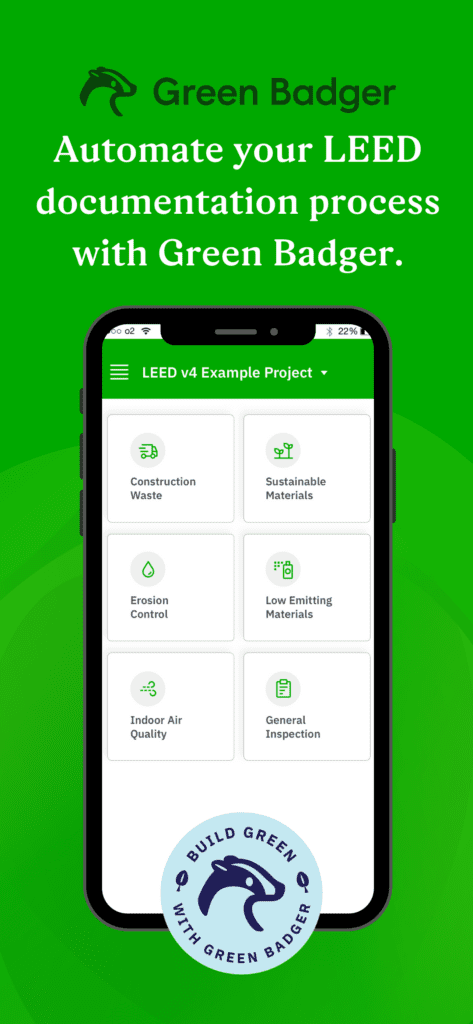 Automate your leed documentation process with green badger