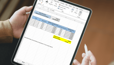 flush out kit image on a tablet