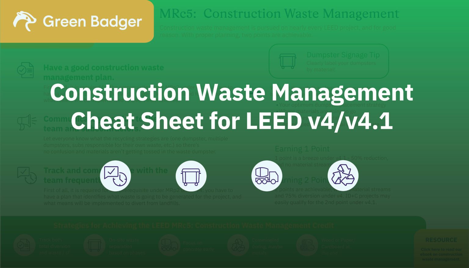 construction waste management cheat sheet thumbnail - updated