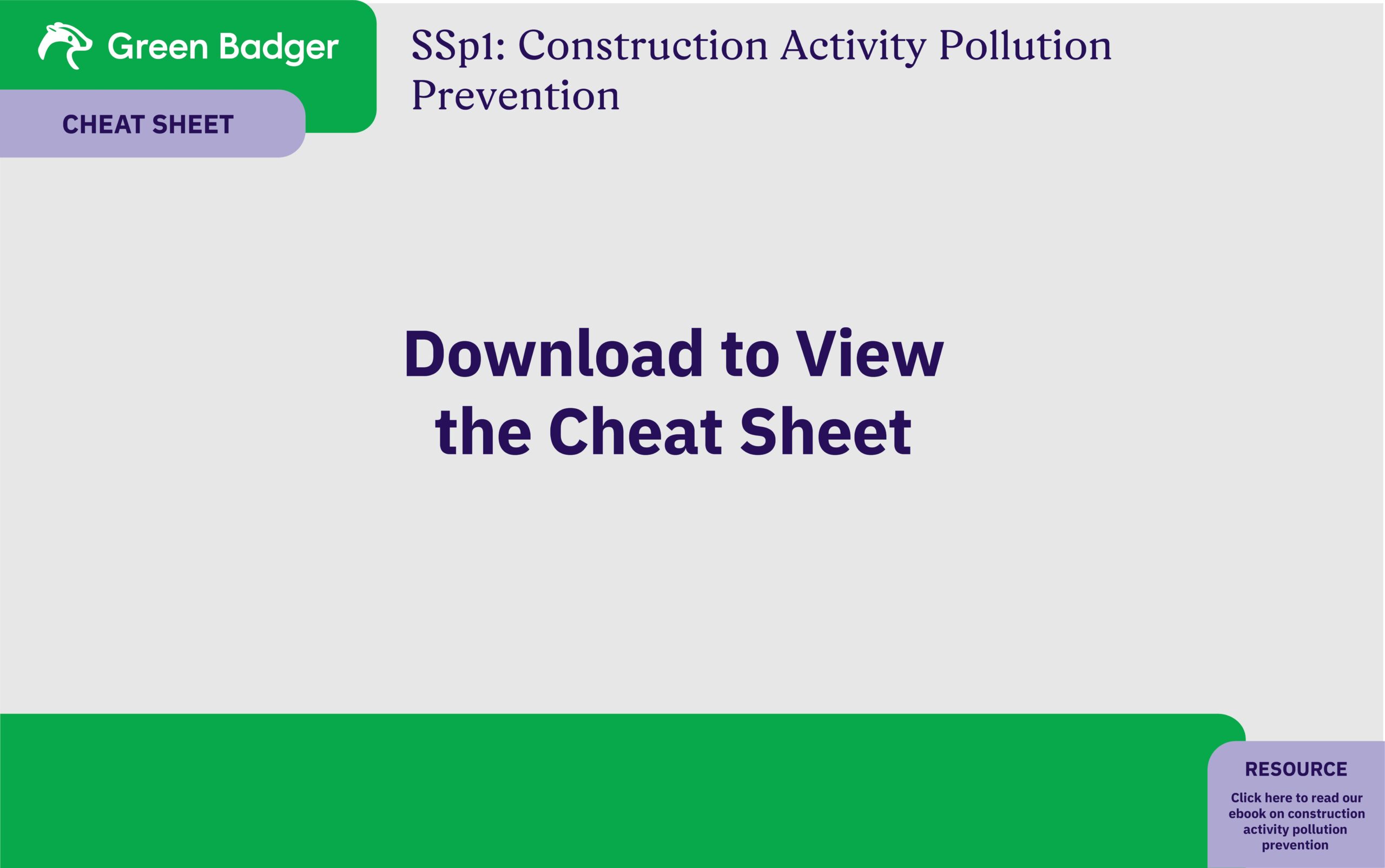 construction activity pollution preview image