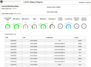 Eliminate LEED Tracking & Method Spreadsheets | Green Badger