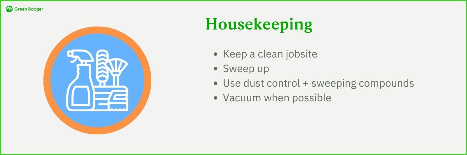 IEQc3 - Housekeeping