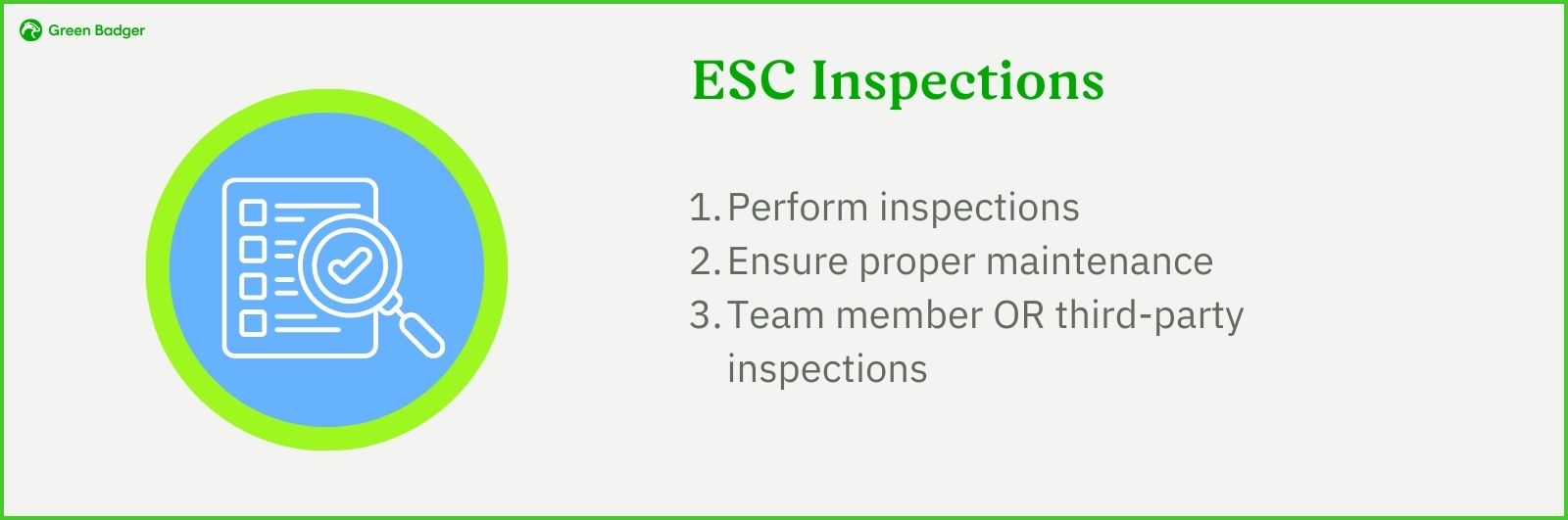 ESC Inspection
