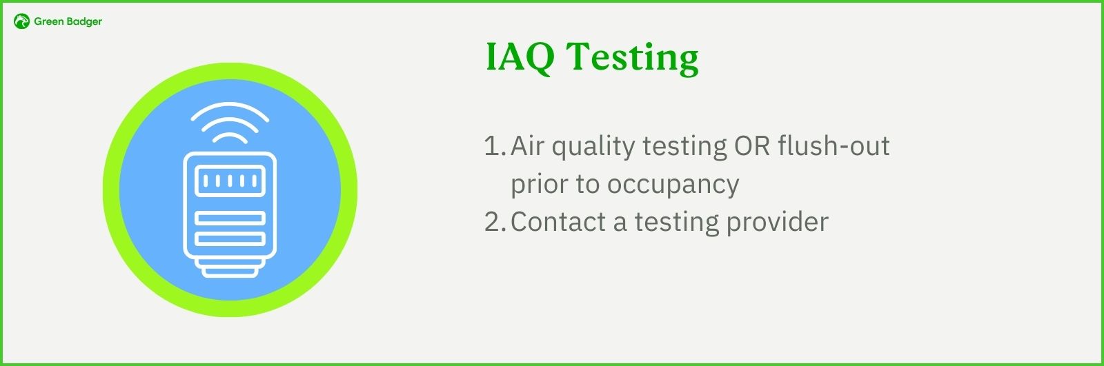 IAQ Testing