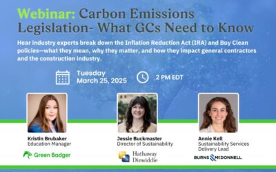 Carbon Emissions Legislation - Green Badger Webinar