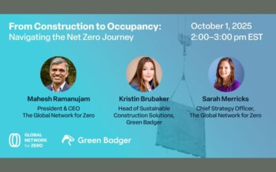 From Construction to Occupancy: Navigating the Net Zero Journey - Green Badger