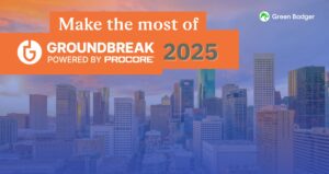 Green Badger at Procore 2025