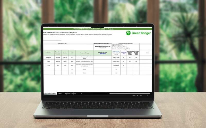 LEED v5 Cover Sheet - Green Badger